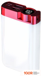 Внешний аккумулятор Kinetic STROM 10000MAH (БЕЛЫЙ/КРАСНЫЙ) (373826)