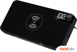 Внешний аккумулятор Kinetic GPRO QI 10000MAH (ЧЕРНЫЙ) (373819)