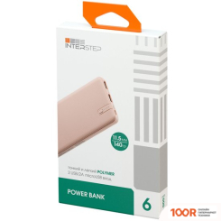 Внешний аккумулятор InterStep PB6PM 6000MAH (РОЗОВЫЙ) (373804)