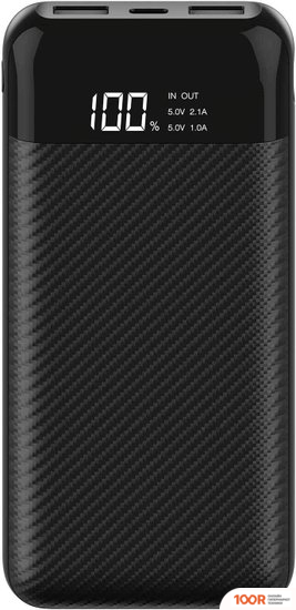 Внешний аккумулятор InterStep PB20DPD (ЧЕРНЫЙ) (373802)