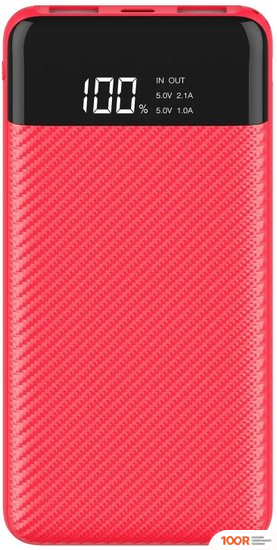 Внешний аккумулятор InterStep PB10DPD (КРАСНЫЙ) (373792)