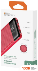 Внешний аккумулятор InterStep PB10DPD (КРАСНЫЙ) (373792)