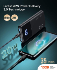 Внешний аккумулятор Iniu BI-B6 10500MAH (ЧЕРНЫЙ) (373789)