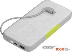 Внешний аккумулятор InfinityLab INSTANTGO BUILT-IN USB-C 10000MAH (БЕЛЫЙ) (373785)