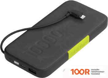 Внешний аккумулятор InfinityLab INSTANTGO BUILT-IN LIGHTNING 10000MAH (ЧЕРНЫЙ) (373784)