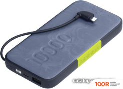 Внешний аккумулятор InfinityLab INSTANTGO BUILT-IN LIGHTNING 10000MAH (СИНИЙ) (373783)