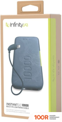 Внешний аккумулятор InfinityLab INSTANTGO BUILT-IN LIGHTNING 10000MAH (СИНИЙ) (373783)