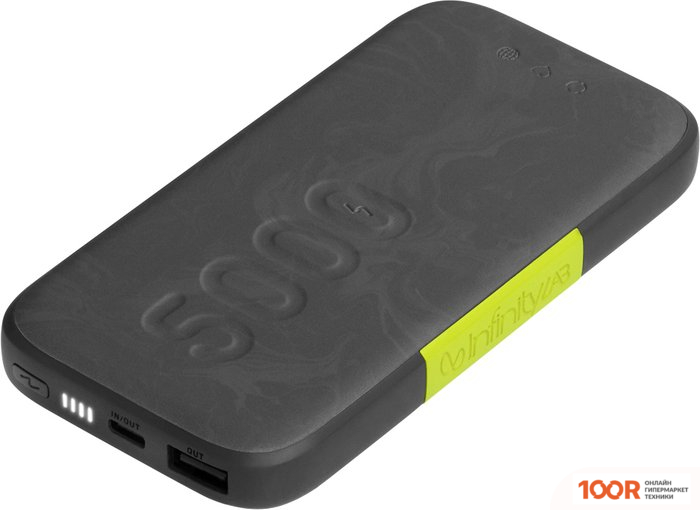 Внешний аккумулятор InfinityLab INSTANTGO 5000 WIRELESS (ЧЕРНЫЙ) (373781)