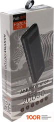 Внешний аккумулятор FaisON HB20A MIGE 20000MAH (ЧЕРНЫЙ) (373742)