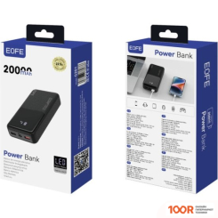 Внешний аккумулятор EOFE G201 20000MAH (ЧЕРНЫЙ) (373723)