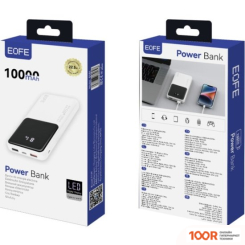 Внешний аккумулятор EOFE G101 10000MAH (БЕЛЫЙ) (373718)