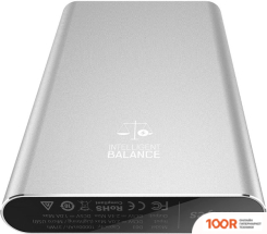 Внешний аккумулятор Dotfes D03 10000MAH (СЕРЕБРИСТЫЙ) (373711)