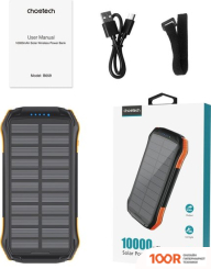 Внешний аккумулятор Choetech B659 10000MAH (ЧЕРНЫЙ/ОРАНЖЕВЫЙ) (373695)