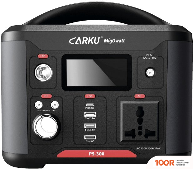Внешний аккумулятор Carku PS-300 78000MAH (ЧЕРНЫЙ) (373692)