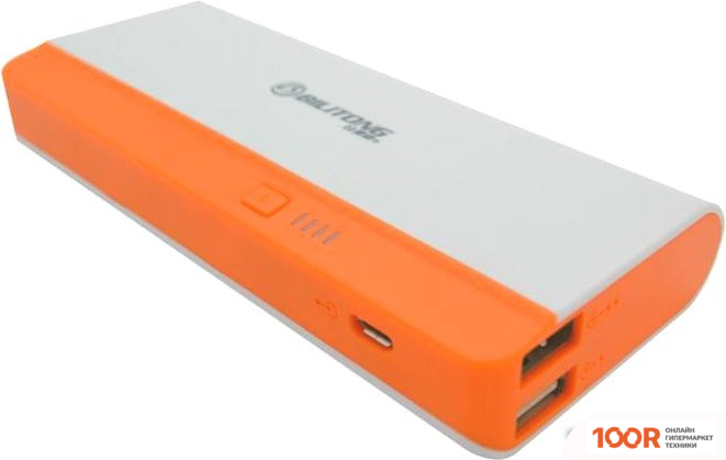 Внешний аккумулятор Bilitong BLT-Y037 (БЕЛЫЙ/ОРАНЖЕВЫЙ) (373681)