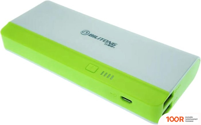 Внешний аккумулятор Bilitong BLT-Y037 (БЕЛЫЙ/ЗЕЛЕНЫЙ) (373680)