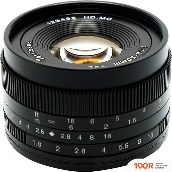 Объектив 7Artisans 50MM F1.8 ДЛЯ CANON EF-M (371833)