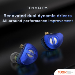 Наушники TRN MT4 PRO USB TYPE-C (ЧЕРНЫЙ, С МИКРОФОНОМ) (370358)