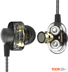 Наушники QKZ DM8 MIC (ЧЕРНЫЙ) (369631)