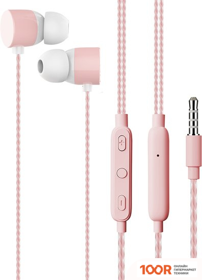 Наушники Pero EP15 (РОЗОВЫЙ) (369397)