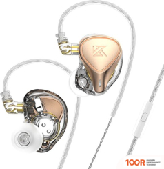 Наушники KZ Acoustics ZEX PRO (С МИКРОФОНОМ, ЗОЛОТИСТЫЙ) (368884)