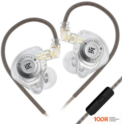 Наушники KZ Acoustics EDX PRO X (С МИКРОФОНОМ, ПРОЗРАЧНЫЙ) (368784)