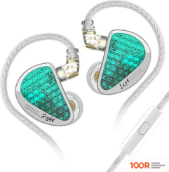 Наушники KZ Acoustics AS16 PRO (С МИКРОФОНОМ, ЦИАН) (368697)