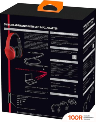 Наушники InterStep HDP-200 (КРАСНЫЙ) (368384)