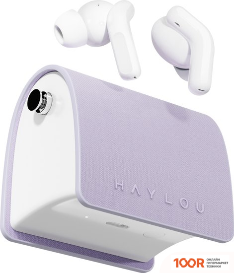 Наушники Haylou T87 LADY BAG (БЕЛЫЙ/ФИОЛЕТОВЫЙ) (368223)