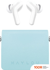 Наушники Haylou T87 LADY BAG (БЕЛЫЙ/БИРЮЗОВЫЙ) (368221)