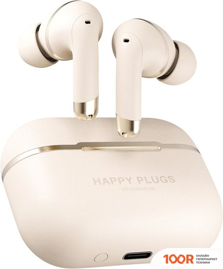 Наушники Happy Plugs AIR 1 ANC (БЕЖЕВЫЙ) (368147)