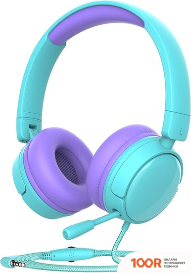 Наушники Gorsun GS-A62 (ГОЛУБОЙ/ФИОЛЕТОВЫЙ) (368109)