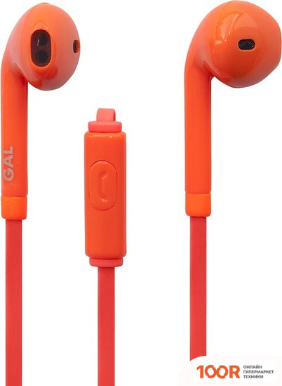 Наушники GAL HM-060 (ОРАНЖЕВЫЙ) (368057)