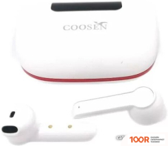 Наушники Coosen K1 PRO (БЕЛЫЙ/КРАСНЫЙ) (367730)