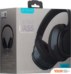 Наушники Celebrat FLY-6 (ЧЕРНЫЙ) (367629)