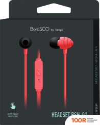 Наушники BoraSCO BSH-01 (КРАСНЫЙ) (367483)