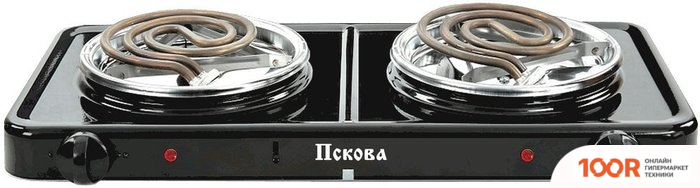 Настольная плита Zencha ПСКОВА-2 ЭПТ2-2,0/220 (ЧЕРНЫЙ) (366982)