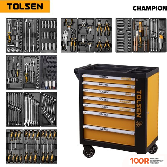 Tolsen TT85416 (239 ПРЕДМЕТОВ) (366484)