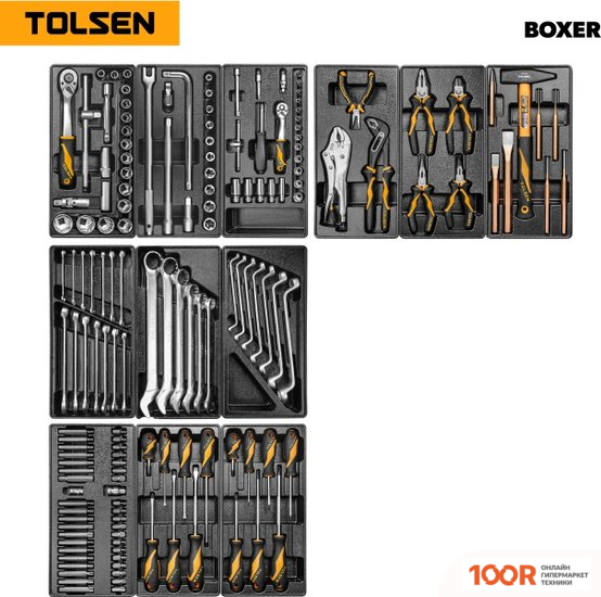 Tolsen TT85415-157 (157 ПРЕДМЕТОВ) (366483)