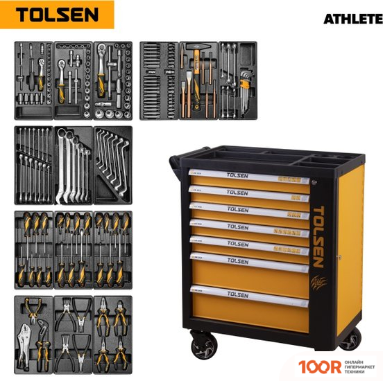 Tolsen TT85412 (189 ПРЕДМЕТОВ) (366480)