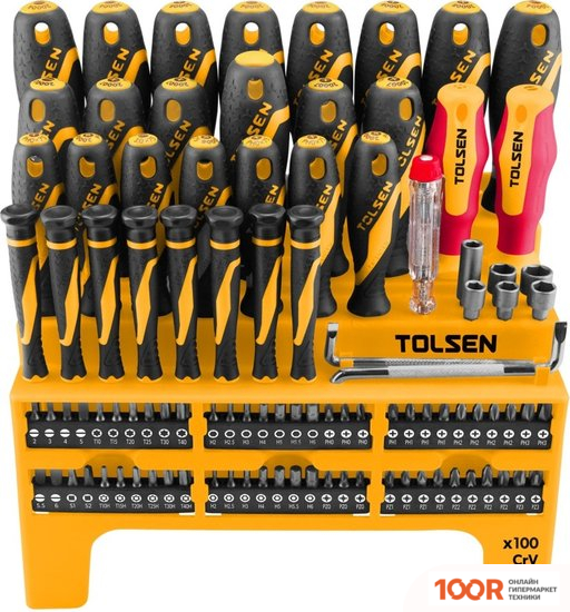 Tolsen TT20185 (100 ПРЕДМЕТОВ) (366471)