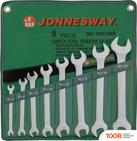 Jonnesway W25108S (8 ПРЕДМЕТОВ) (366058)