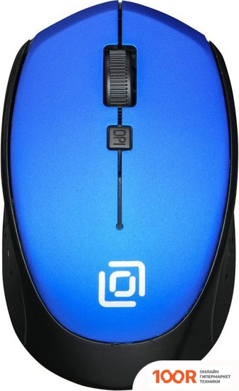 Мышь Оклик 488MW (ЧЕРНЫЙ/СИНИЙ) (365296)