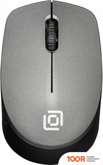 Мышь Оклик 486MW (ЧЕРНЫЙ/СЕРЫЙ) (365293)