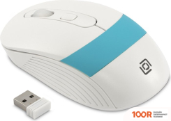 Мышь Оклик 310MW (БЕЛЫЙ/ГОЛУБОЙ) (365282)
