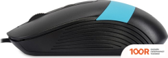 Мышь Оклик 310M (ЧЕРНЫЙ/ГОЛУБОЙ) (365279)