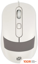 Мышь Оклик 310M (БЕЛЫЙ/СЕРЫЙ) (365278)