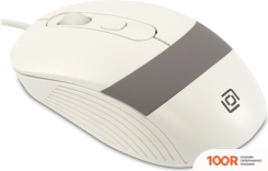 Мышь Оклик 310M (БЕЛЫЙ/СЕРЫЙ) (365278)