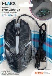Мышь FLARX YJ283218223 (ЧЕРНЫЙ) (365150)
