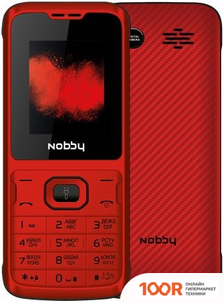 Мобильный телефон Nobby 110 (КРАСНЫЙ/ЧЕРНЫЙ) (364460)